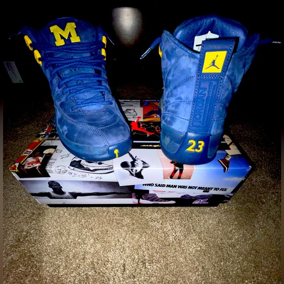 Jordan Michigan 12s size 9